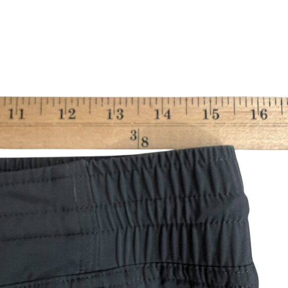 Athleta Gray Attitude Ruched Pull On Jogger Pants Adjustable Ankles Size 4P - Picture 8 of 12